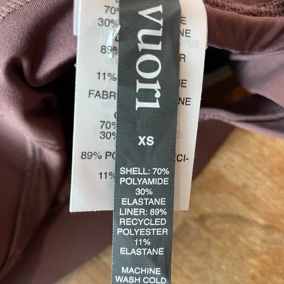 Vuori Stride Bra with Wide Straps chestnut NWT size XS - Picture 3 of 5